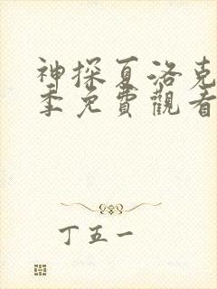 神探夏洛克第五季免费观看