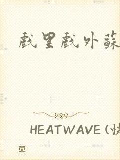 戏里戏外苏玛丽封面