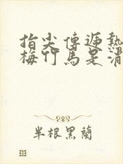 指尖传递热情青梅竹马是消防员未增删