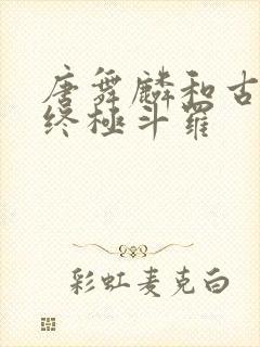 唐舞麟和古月娜终极斗罗封面