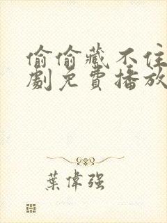 偷偷藏不住电视剧免费播放在线