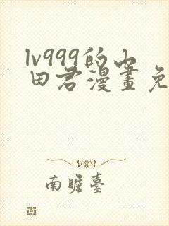 lv999的山田君漫画免费封面
