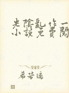 光阴乱作一团的小说免费阅读