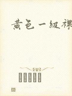 黄色一级裸体片