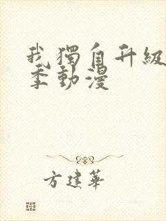 我独自升级第三季动漫