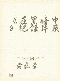 《在黑暗中堕落》纪录片原片免费观