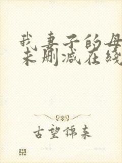 我妻子的母亲2未删减在线播放