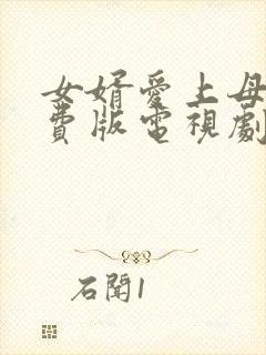 女婿爱上母娘免费版电视剧2