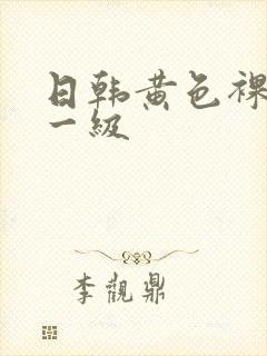 日韩黄色裸体特一级