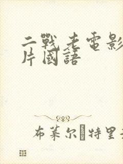 二战老电影译制片国语