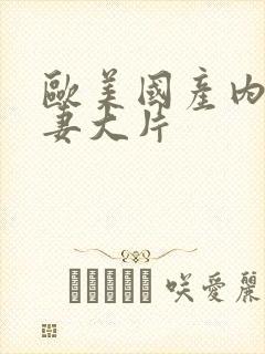 欧美国产内射夫妻大片封面