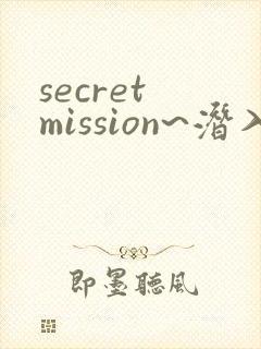 secret mission~潜入搜查官绝对不会输封面
