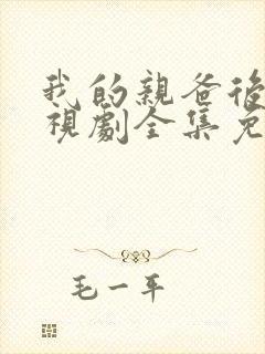 我的亲爸后爹电视剧全集免费观看封面