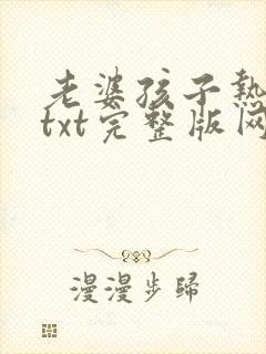 老婆孩子热炕头txt完整版网盘