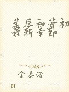 叶辰和萧初然的最新章节