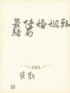 最佳婚姻韩剧大结局