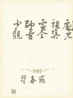 少帅电视剧在线观看全集免费