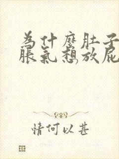 为什么肚子总是胀气想放屁封面