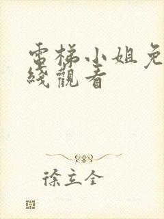 电梯小姐免费在线观看