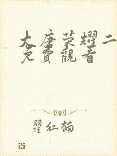 大唐荣耀二全部免费观看