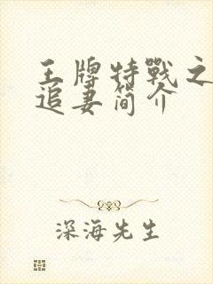 王牌特战之权少追妻简介