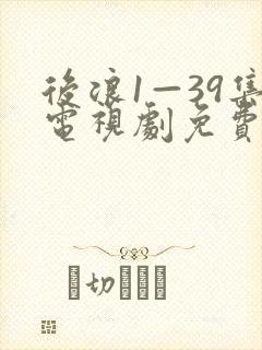 后浪1—39集电视剧免费观看