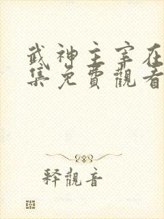 武神主宰在线全集免费观看