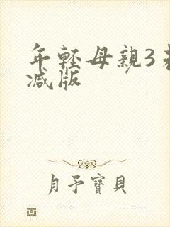 年轻母亲3未删减版封面
