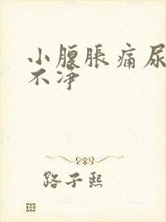 小腹胀痛尿频尿不净