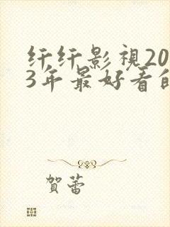 纤纤影视2023年最好看的电视剧