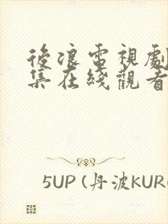 后浪电视剧40集在线观看免费