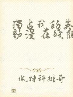 独占我的英雄 动漫 在线观看