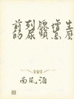 前列腺增生引起的尿频怎么治疗