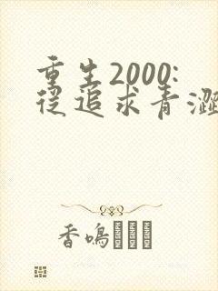 重生2000:从追求青涩校花同桌开始第24章