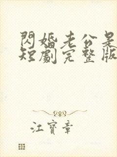 闪婚老公是总裁短剧完整版免费看封面