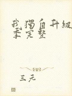 我独自升级第一季完整