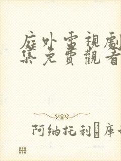 庭外电视剧40集免费观看完整版