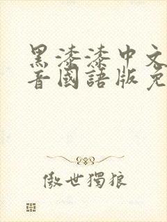 黑漆漆中文版配音国语版免费观看封面