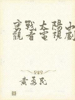 密战太阳山免费观看电视剧全集