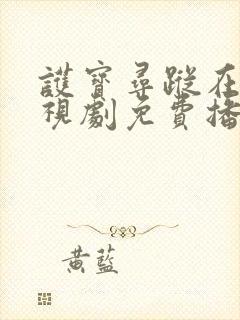 护宝寻踪在线电视剧免费播放