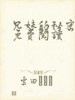 兄妹的秘密授课免费阅读