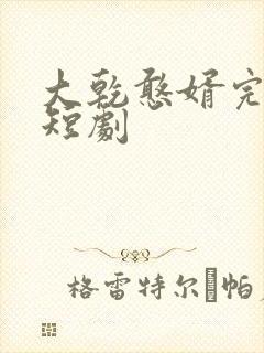 大乾憨婿完结篇短剧