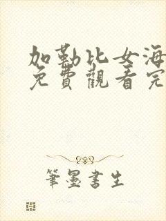 加勒比女海盗2免费观看完整版中文学