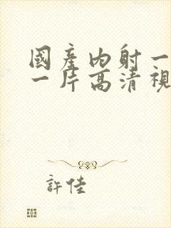 国产内射一级一一片高清视频