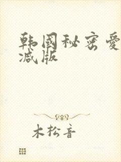 韩国秘密爱无删减版