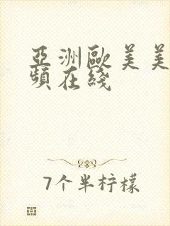 亚洲欧美美女视频在线