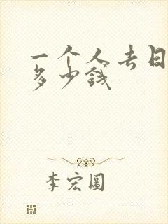 一个人去日本要多少钱