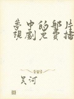 梦中的那片海电视剧免费播放全集