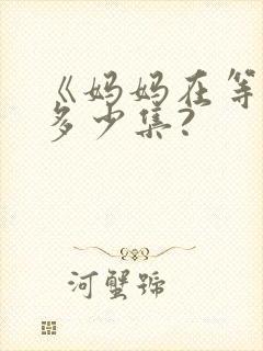 《妈妈在等你》多少集?