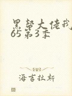 黑帮大佬我的365第3季